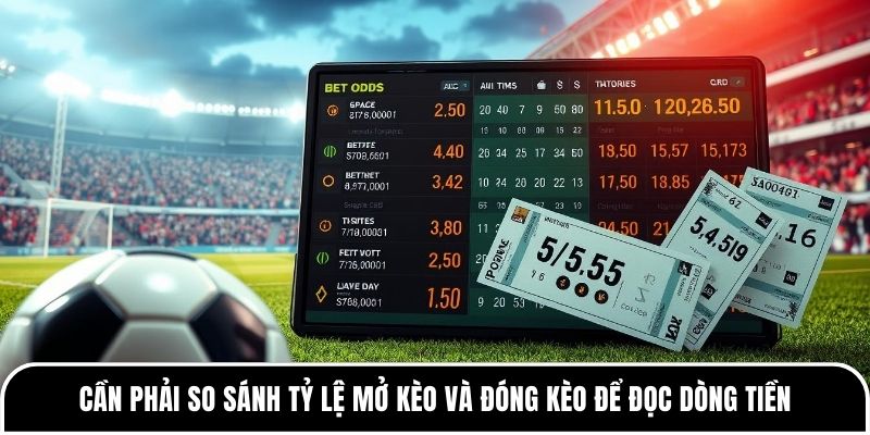 Phân tích tỷ lệ mở kèo và đóng kèo theo dòng tiền thị trường 3 Cần phải so sánh tỷ lệ mở kèo và đóng kèo để đọc dòng tiền