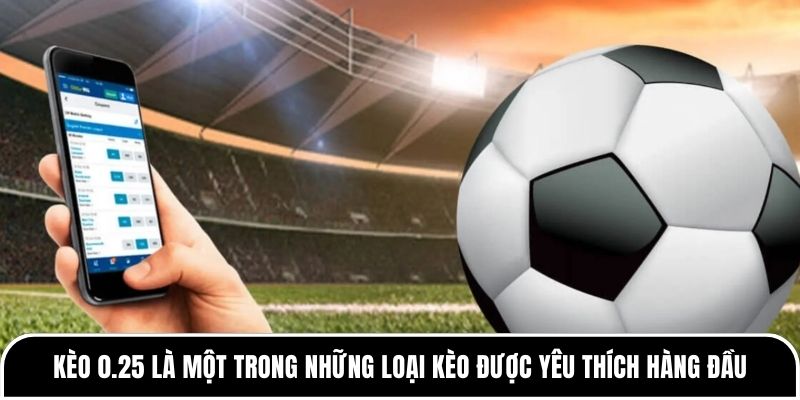 Kèo 0.25 là gì? Những bí quyết chơi kèo hiệu quả nhất 1 Kèo 0.25 là một trong những loại kèo được yêu thích hàng đầu