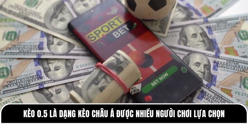Kèo 0.5 là gì? Khi nào nên đánh kèo nửa trái để dễ thắng 1 Kèo 0.5 là một trong những dạng kèo châu Á được nhiều người chơi lựa chọn
