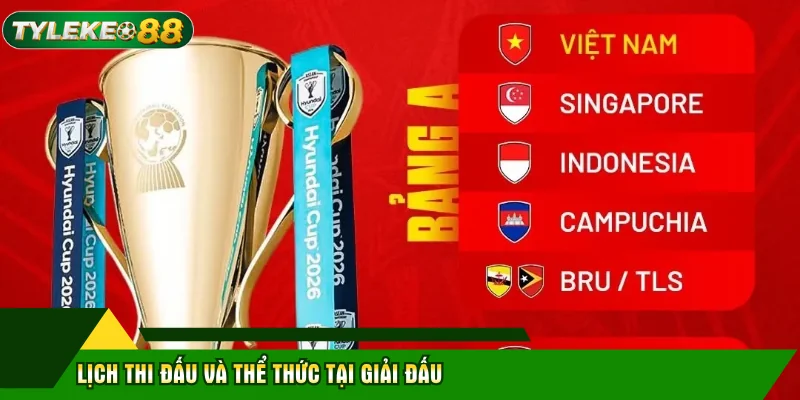 AFF Cup 2026 - Hành Trình Chinh Phục Ngôi Vương Của Việt Nam 3 Lịch thi đấu và thể thức tại giải đấu